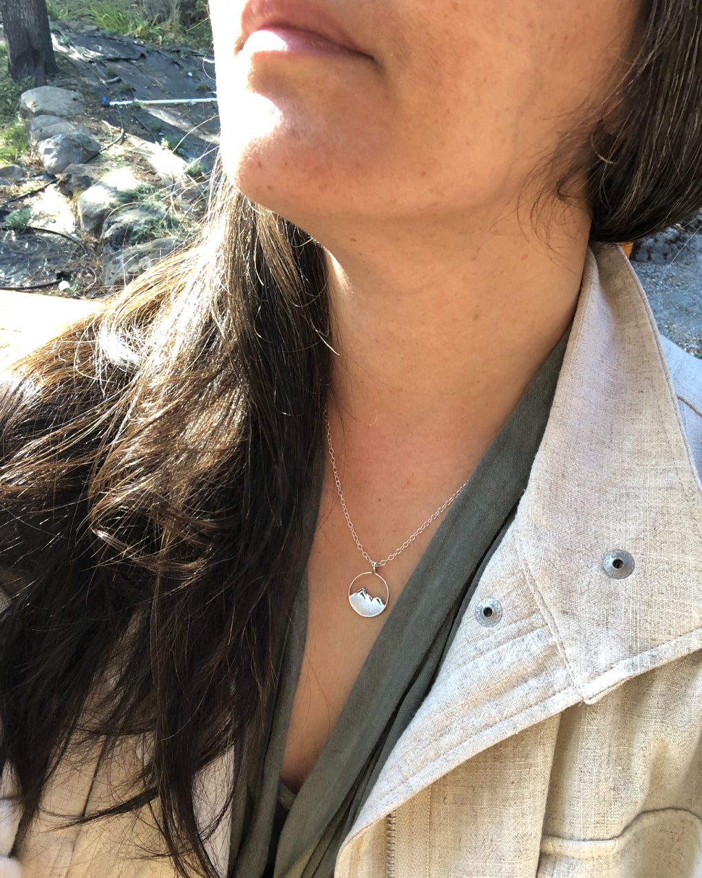 Silver Mountain Necklace