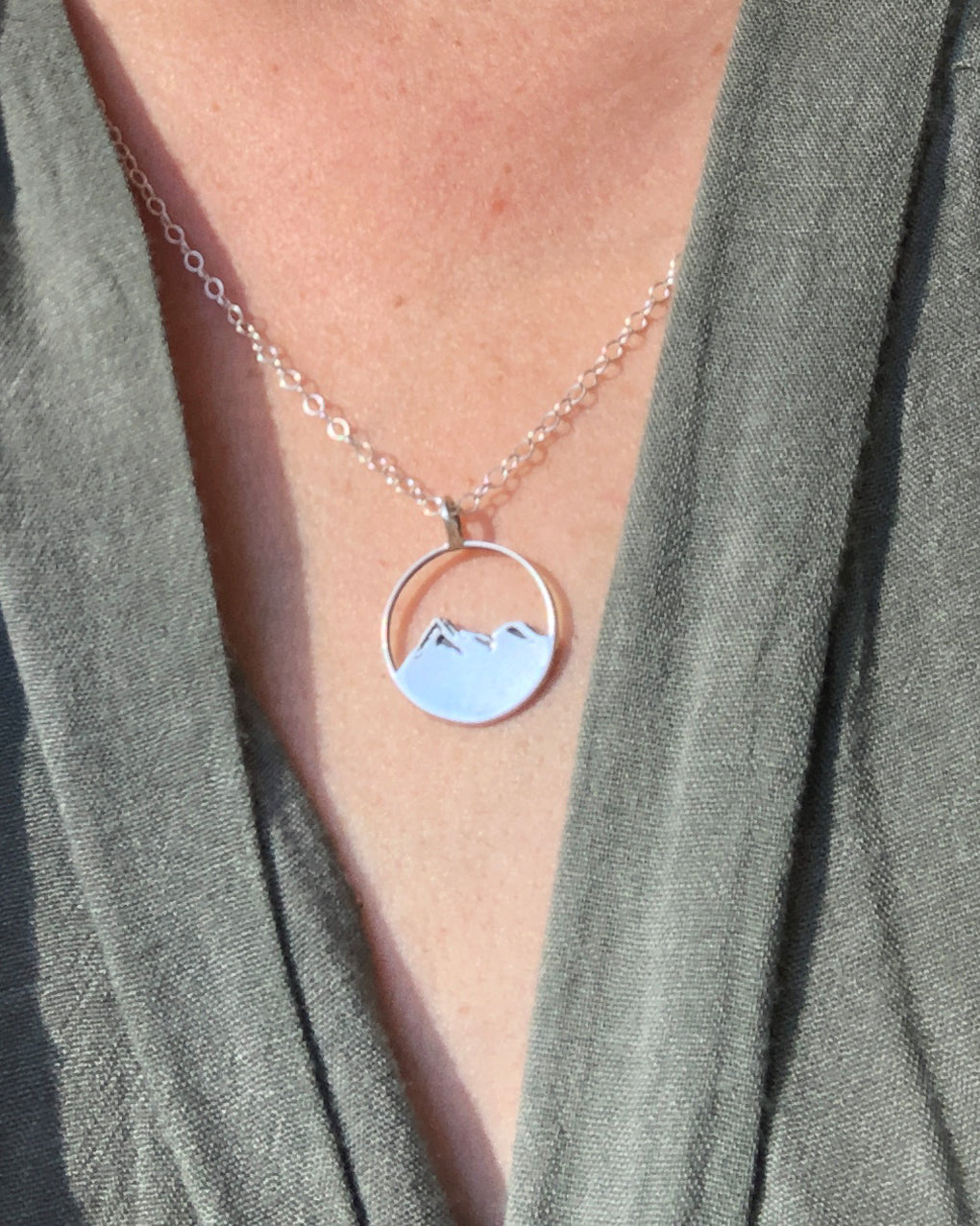 Silver Mountain Necklace