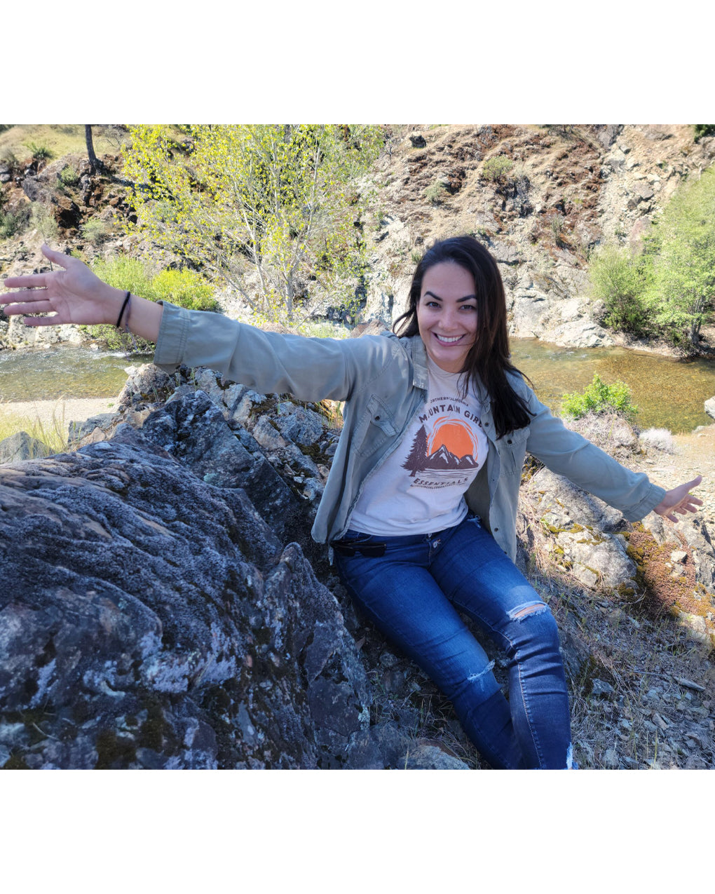 Mountain Girl T-Shirt - Sun