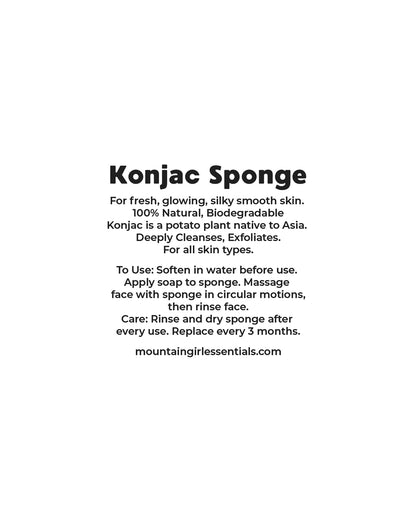 Konjac Sponge