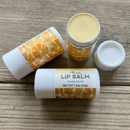 Orange Vanilla Jumbo Lip Balm