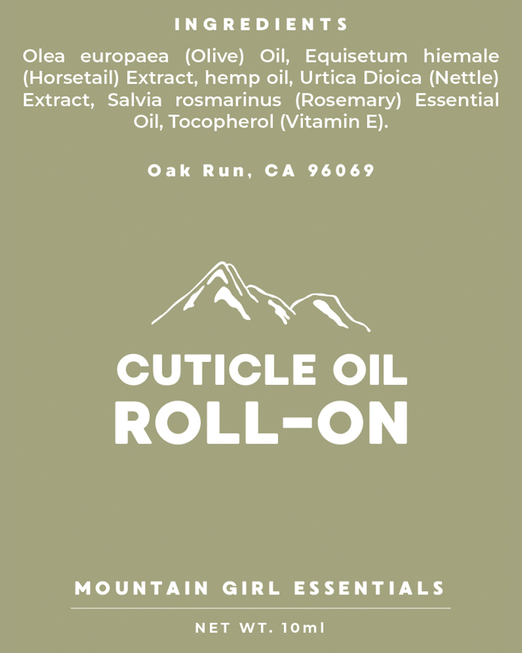Cuticle Oil Pre-Diluted Roll-On