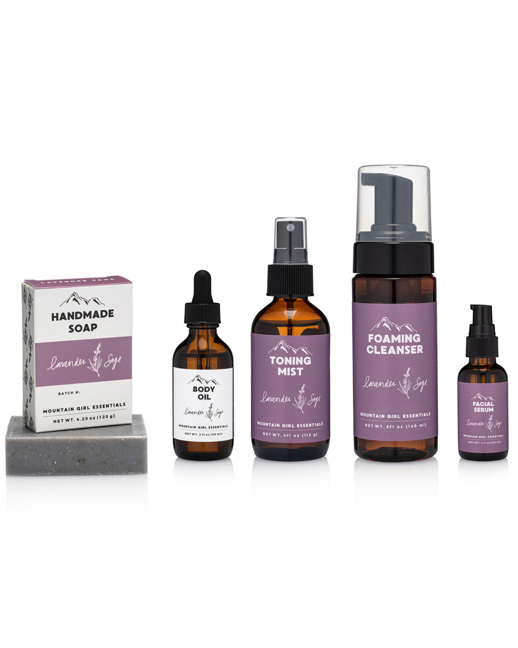 lavender sage skincare bundle